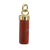 Red Agate Bar Pendant Charm