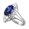 3.85 ct. Mystic Topaz Wht. Topaz Ring in 10K White Gold