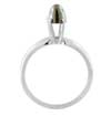 1 Carat Hametite Bullet Ring in 14K Gold