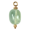 Oval Prehnite Pendant in Sterling Silver