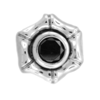 1 Carat Black Diamond Pendant in Sterling Silver