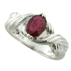 1.50 Carat Ruby Ring in Sterling Silver