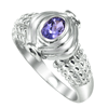 0.50 cts Tanzanite Ring in Sterling Silver
