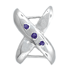 Amethyst Pendant in Sterling Silver