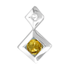 Citrine Pendant in Sterling Silver