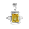 Citrine Pendant in Sterling Silver