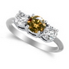 Three Stone Ring- 1 Carat Twt. Diamond Ring in 14K Gold