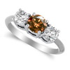 Three Stone Ring- 0.50 Carat Twt. Diamond Ring in 14K Gold