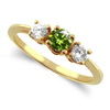 Three Stone Ring- 0.50 Carat Twt. Diamond Ring in 14K Gold