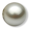 8 mm Round Light Grey Pearl in AA grade Full Drilled