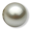 9 mm Round Dark Greyish/Green Pearl in AA grade Full Drilled