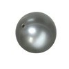 9 mm Round Grey Cultured Pearl in AA grade Full Drilled