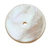 20mm Round Donunt White Mother of Pearl in AA grade Full Drilled