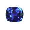 0.82 cts. Cushion Blue Tanzanite in AA Grade