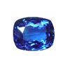 3.3 cts. Cushion Blue Tanzanite in AA Grade