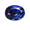 2.5 cts. Oval Blue Tanzanite in AA Grade 2.5 cts. Oval Blue Tanzanite in AA Grade