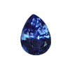 7.6 cts. Pear Purple Blue Tanzanite in AA Grade