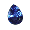 4.45 cts. Pear Purple Blue Tanzanite in AA Grade