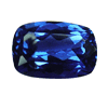 3.15 cts. Long Cushion Blue Tanzanite in AA Grade