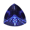 3.7 cts. Trillion Purple Tanzanite in AA Grade