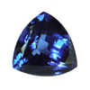 5.5 cts. Trillion Purple Blue Tanzanite in AA Grade