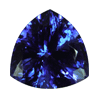 2.8 cts. Trillion Purple Tanzanite in AAA Grade