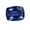1.3 cts. Cushion Blue Tanzanite in AA Grade