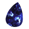 4.4 cts. Pear Purple Blue Tanzanite in AA Grade