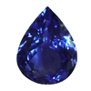 2.3 cts. Pear Purple Tanzanite in AA Grade