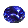 7x5 mm Oval Blue Tanzanite in Superfine Grade