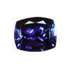3.3 cts. Cushion Purple Tanzanite in AAA Grade