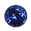 6 mm Round Blue D block Tanzanite in Superfine Grade