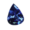 4.6 cts. Pear Purple Blue Tanzanite in AA Grade