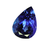 3.35 cts. Pear Purple Tanzanite in AAA Grade