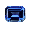 4 cts. Octagonal Blue Purple Tanzanite in AA Grade