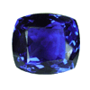 3.57 cts. Cushion Purple Tanzanite in AAA Grade