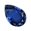 1.15 cts. Pear Purple Blue Tanzanite in AA Grade