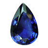 2.7 cts. Pear Blue Tanzanite in AA Grade