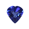 2.75 ct. Heart Tanzanite in AA Grade