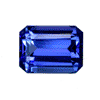 20x15 mm Octagon Shape Simulated Tanzanite in Fine Grade