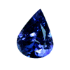 10x7 mm Pear Mystic Blue CZ