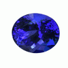 7.7 ct. Oval Tanzanite in Premium Grade