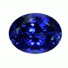 10x8 mm Oval Shape Simulated Tanzanite in Fine Grade