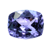 11.5x8.5 mm Cushion Tanzanite in A Grade