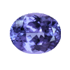 11x9 mm Oval Tanzanite in Light Grade