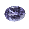 11.5x9 mm Oval Tanzanite in Light Grade