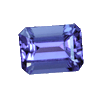 9.5x8 mm Octagon Tanzanite in A Grade