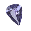 11x8 mm Pear Tanzanite in Light Grade