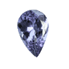 10.5x7.5 mm Pear Tanzanite in Light Grade