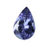 12x8 mm Pear Tanzanite in A Grade